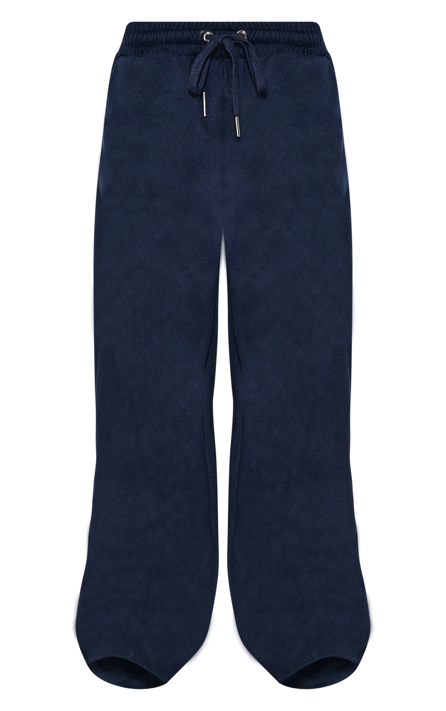 Navy Heavy Brushed Wide Leg Pants