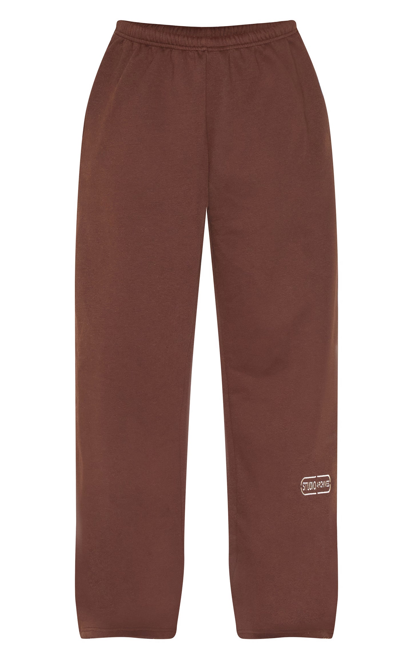 Chocolate Studio Archives Embroidered Thin Waistband Drop Crotch Sweatpants