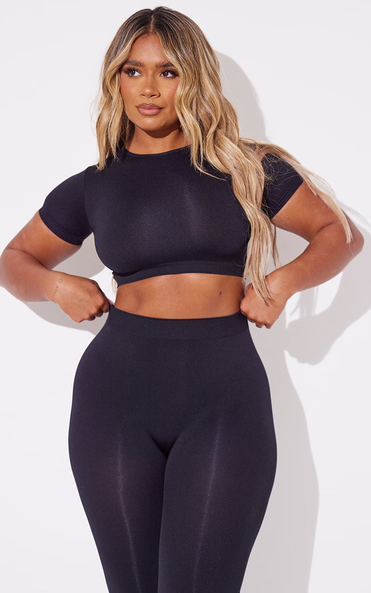 Shape Black Stretch Seamless Leggings