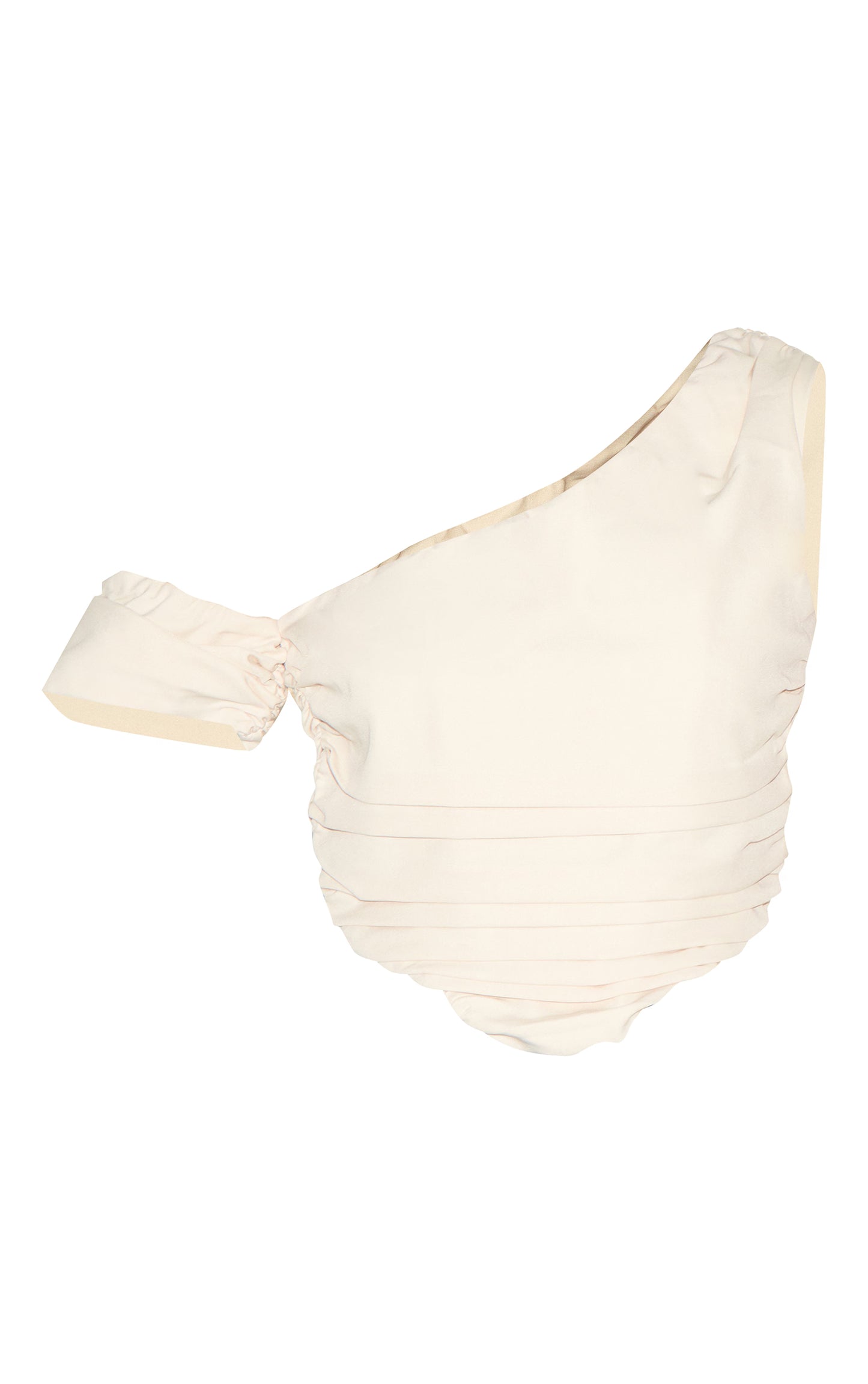 Cream Woven Drape Corset