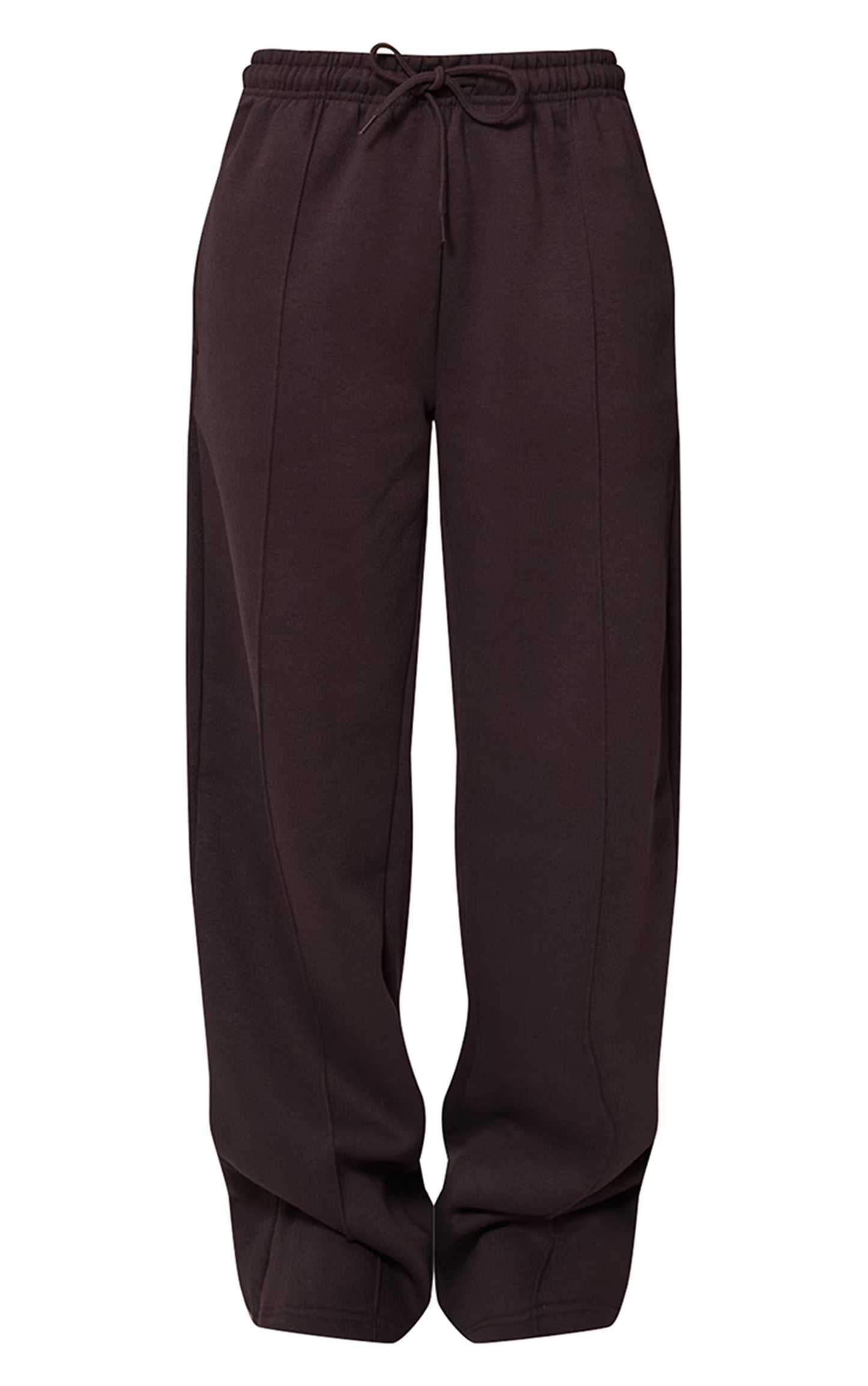 Charcoal Seam Detail Straight Leg Sweatpants